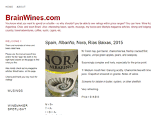 Tablet Screenshot of brainwines.com